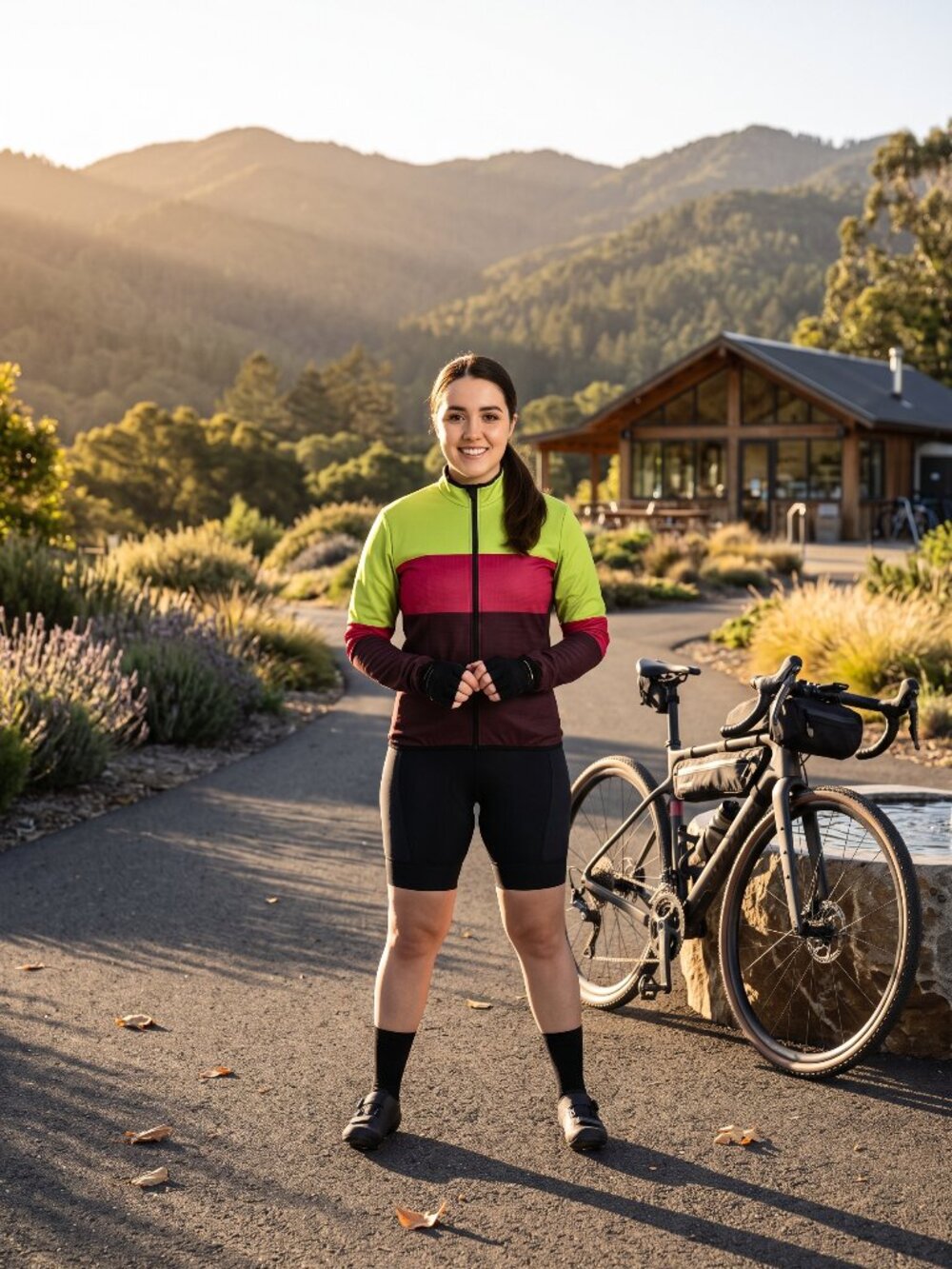 Voler Women's Cycling Jacket - Colorblock Full Zip, Size XL Breathable